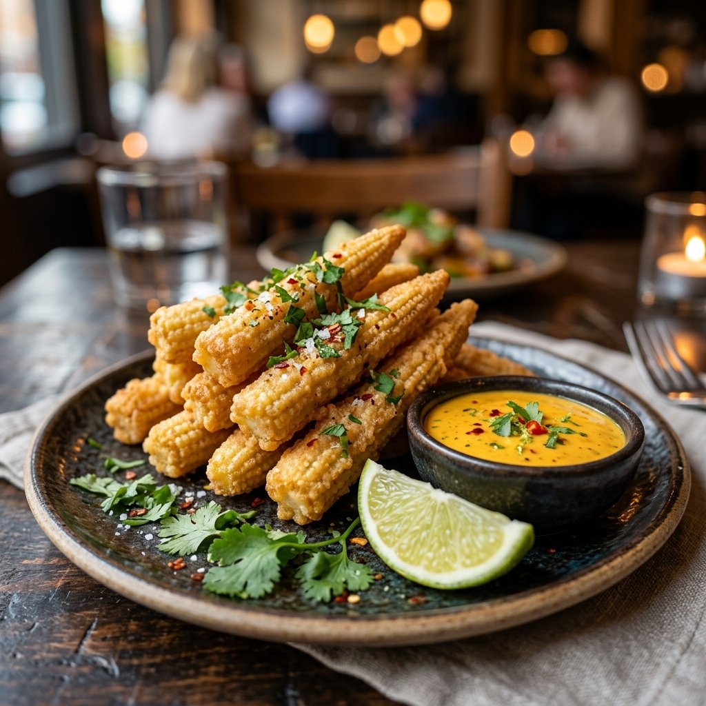 Baby Corn Fritters